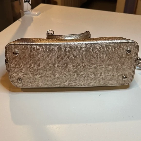 Coach Metallica Rose Gold Crossbody Satchel - Picture 6 of 6